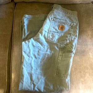 Carhartt pants green No tags measure a 30x30